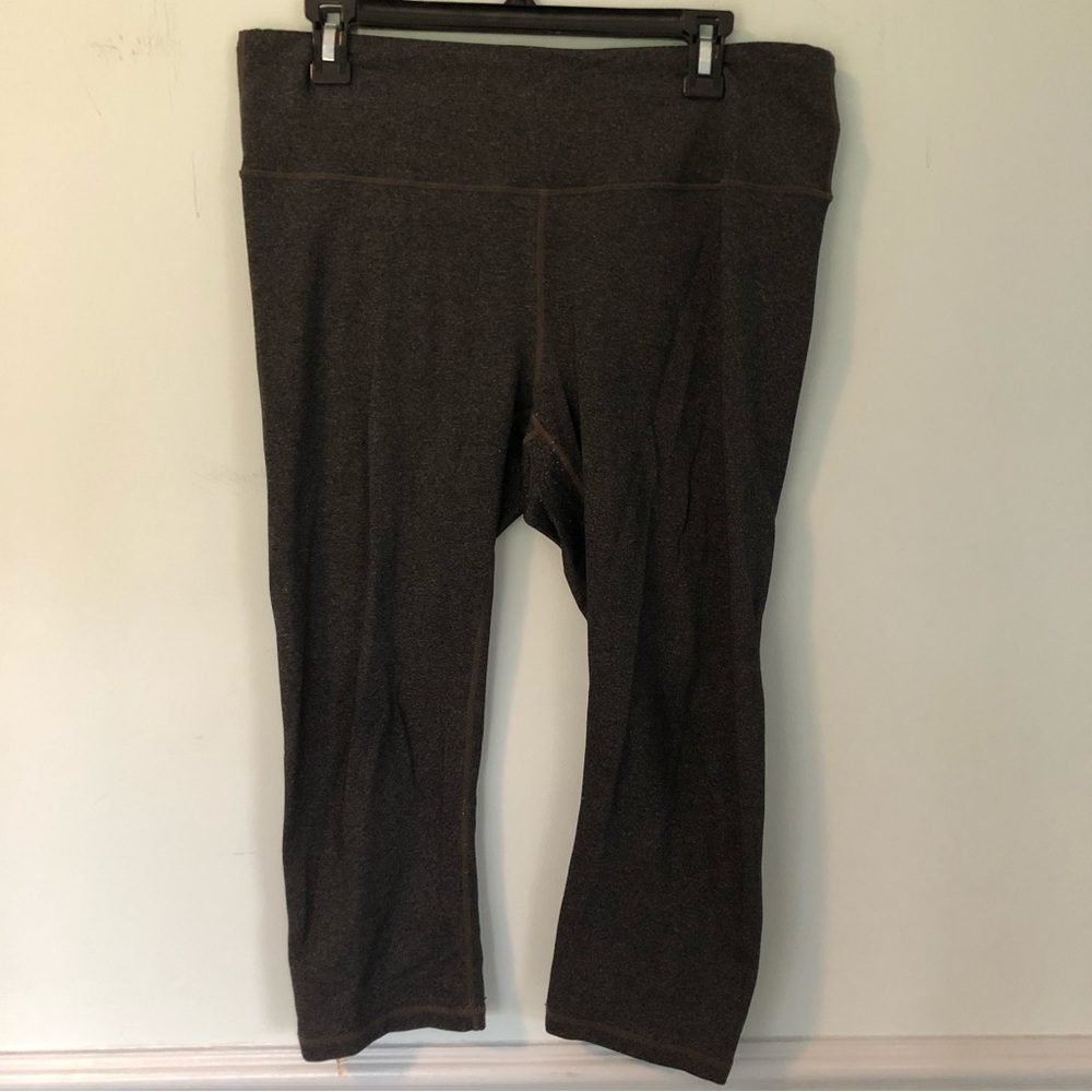 Prana Gray Capris Size 1X